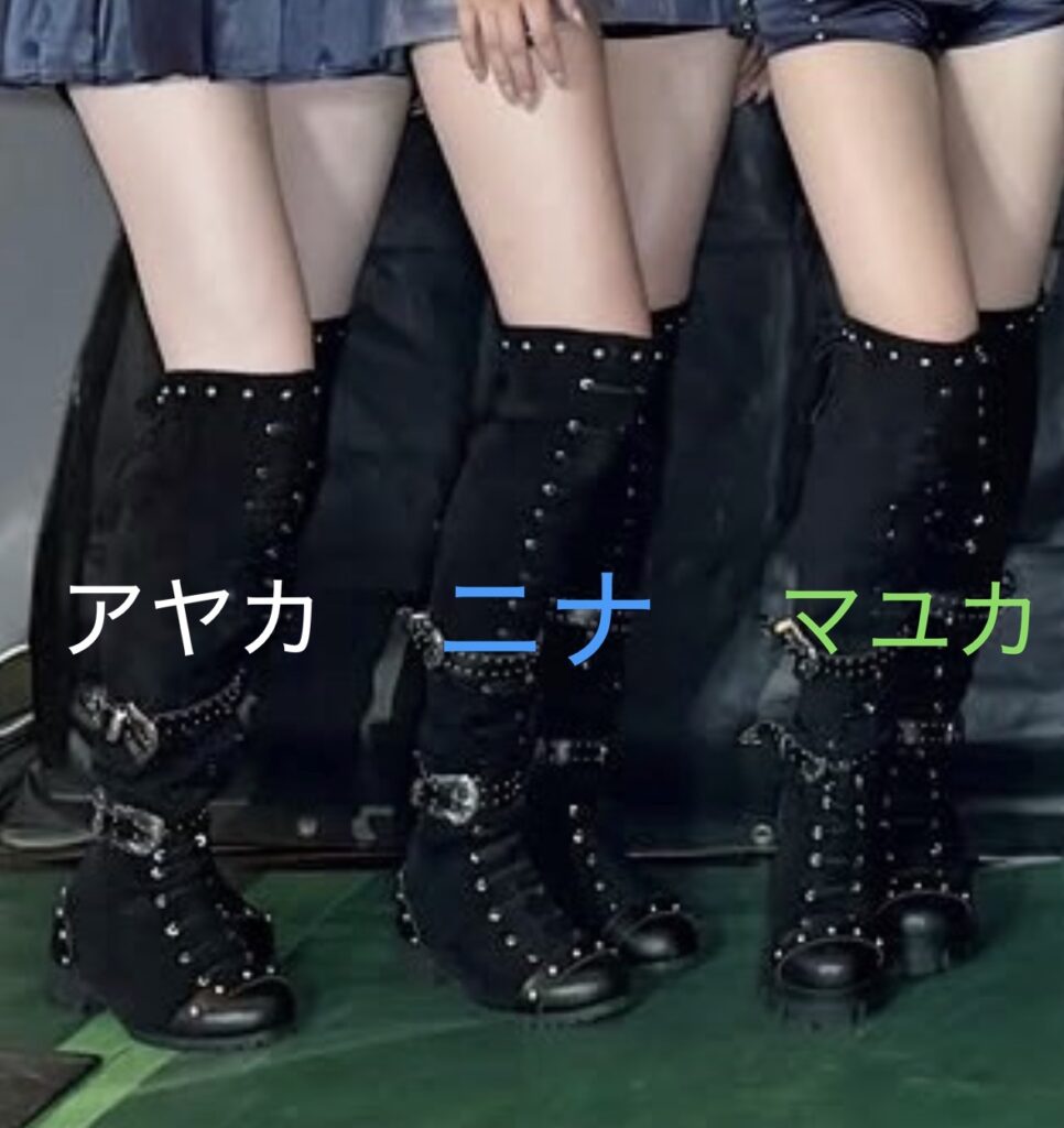NiziUメンバーヒールの高さ